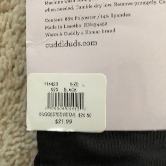 CuddlDuds thermal layer - Picture 4 of 5